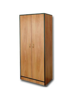Шкаф для верхней одежды двухстворчатый эконом класса из ЛДСП - ШД-22/520 в Кирове - «Офис-Мастер» |