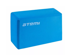 Блок для йоги Atemi AYB02BE, (228x152x76), голубой