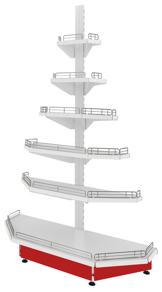 Стеллаж торцевой Эконом в Кирове, Сыктывкаре, Ухте по цене производетеля Марихолодмаш
