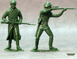 Красная армия, набор №1 из 2 фигур (150 мм) Коричневый цвет