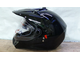 Шлем туринг (кросс со стекл.и оч) COBRA JK103DV,черн.глянц  S