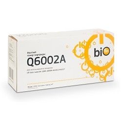 Bion Q6002A Картридж для HP Color LaserJet 1600/2600N/M1015/M1017, желтый 2000 Стр