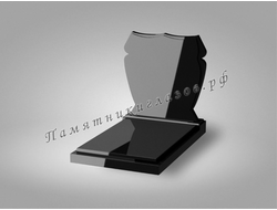 Семейный памятник Гранит черный №68 820х820х70мм