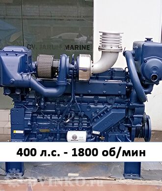 Судовой двигатель WP12C400-18 400 л.с. 1800 об/мин
