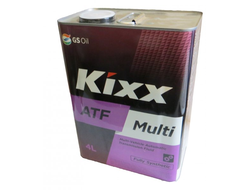 Трансмиссионная жидкость Kixx ATF Multi Plus 4 л.