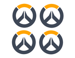 Наклейка 4 Logo Overwatch