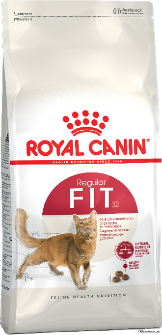 Royal Canin Fit Роял Канин Фит Корм для умеренно активных кошек, имеющих доступ на улицу 15 кг