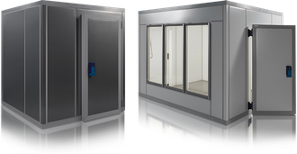 Распашные двери для холодильных камер