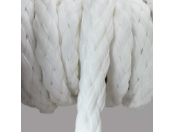 Трос полиэтиленовый, цвет белый, диаметр 14 мм
