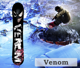 Наклейка на сноуборд Venom