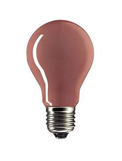 Цветная лампа накаливания Narva Coloured Farbig Red AGL 40w E27