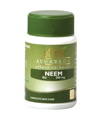 Ним при кожных заболеваниях (Neem) Shri Shri Ayurveda, 60 таб.