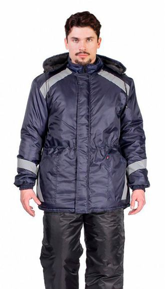 Куртка мужская удлинённая зимняя тк оксфорд