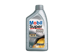 Моторное масло Mobil Super 3000 X1 Diesel 5W-40 синтетическое, 1 л.