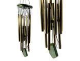 Музыка ветра фен шуй 12 трубочек, материалы: дерево, металл имитация бронзы