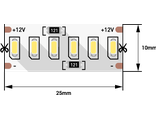 Светодиодная лента 3014, 240 LED/м, 24 Вт/м, 12В , IP20, нейтральный белый