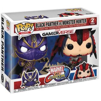 Фигурка Funko POP! Vinyl 2-Pack: Capcom vs. Marvel: Black Panther vs Monster Hunter