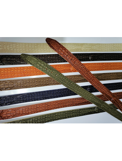 Ремень с крокодилами