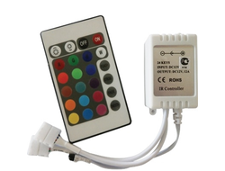 Контроллер для светодиодных RGB лент Ecola 12V 144W 12A c ИК пультом CRS144ESB
