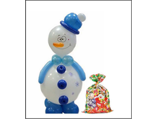 Снеговик и сладкий подарок (700 гр.)