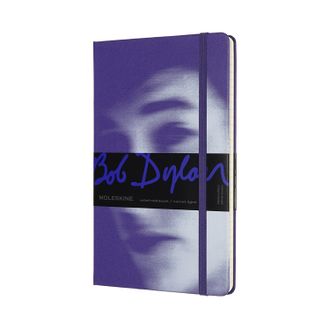 Блокнот Moleskine Bob Dylan (в линейку) large, фиолетовый