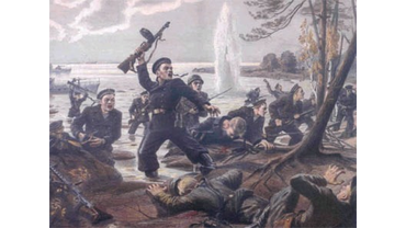 морские пехотинцы десантируются на берег