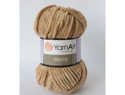 Бежевый арт 747  Dolce YarnArt 100% микрополиэстр 100г/120 м