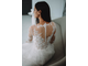 Свадебное платье с блестящей юбкой и длинными рукавами прокат Уфа