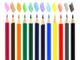 Набор цветных карандашей Creativiki, 12 цветов, шестигранные, дерево 162103