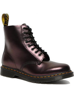 Ботинки Dr. Martens 1460 Pascal Chroma Metallic красные