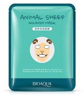 BIOAQUA Питательная маска-муляж для лица Овечка ANIMAL, 30 гр. 783048