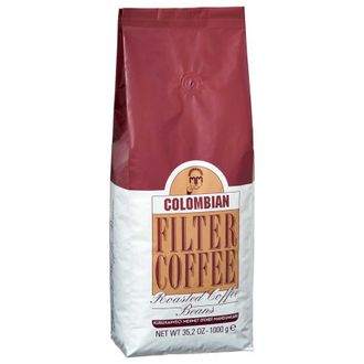 Кофе в зернах &quot;Колумбия&quot;, Мехмет Эфенди (Colombian Roasted Coffee), 1000 гр., Mehmet Efendi, Турция