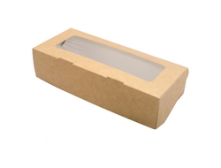 Коробка для печенья с окном ECO TABOX 500, 17*7*4 см