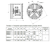 Вентилятор осевой ВО(М)-5 на 0,37 кВт