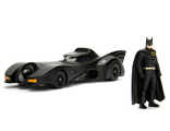 Набор Jada Toys Машинка с Фигуркой Batmobile 2.75&quot; 1:24 1989 Batmobile with Batman Figure