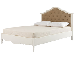 Кровать с мягким изголовьем Айно 18 из массива сосны 120 х 190/200 см