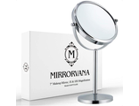 Зеркало настольное MIRRORVANA Double-Sided Mirror 1X/10X.