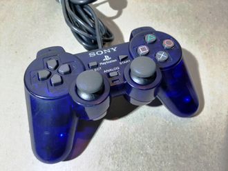 №008 "Midnight Blue" Оригинальный SONY Контроллер для PlayStation 2 PS2 DualShock 2