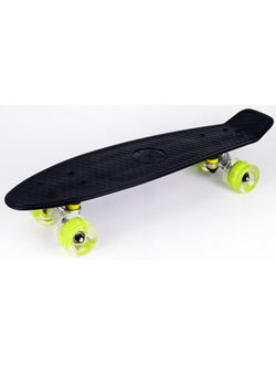 Мини круизер черный LED колеса