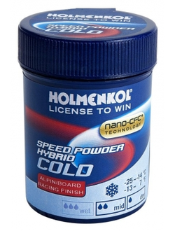 Пудра-ускоритель Holmenkol HYBRID Speed Powder на сухой холодный снег -14 -25°С 24335
