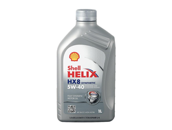 Моторное масло Shell Helix HX8 Synthetic 5W40 синтетическое 1 л.