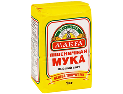 Мука Makfa Пшеничная высший сорт 1кг