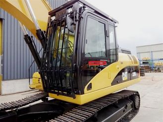 Стекло дверное нижнее левое (закаленное) для экскаватора гусеничного Caterpillar 320 DL/324 DL/325 DL/ 319 DLN/320 DLN/320 D/ 312 D2L/329 DL/336 DL  (арт.019)