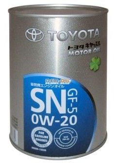 Toyota Motor Oil SAE 0W20 SN/GF-5 1л (Япония)