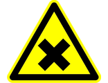 Знак W18 «Осторожно. Вредные для здоровья аллергические (раздражающие) вещества»