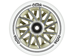 Продажа колес Aztek Ermine (White/Silver) для трюковых самокатов в Иркутске