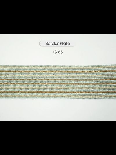 Арт. Plate, серия Majestic. Бордюр декоративный для штор с люрексом