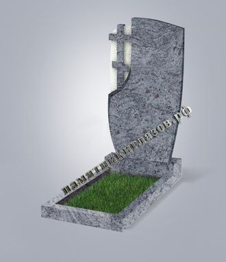 Гранит голубой №58 Крест 1100х600х70