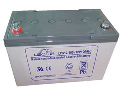 Гелевый аккумулятор Leoch LPG12-100 (12 В, 100 А*ч)
