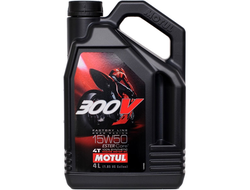 Масло моторное MOTUL 300V 4T FL Road Racing 15W-50 синтетическое 4 л.